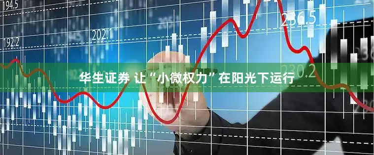 华生证券 让“小微权力”在阳光下运行
