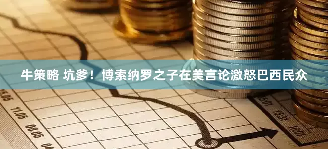 牛策略 坑爹！博索纳罗之子在美言论激怒巴西民众