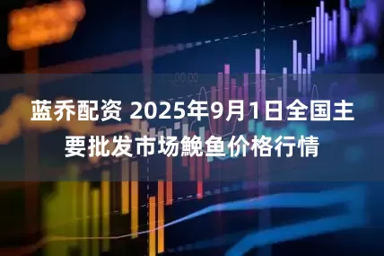 蓝乔配资 2025年9月1日全国主要批发市场鮸鱼价格行情